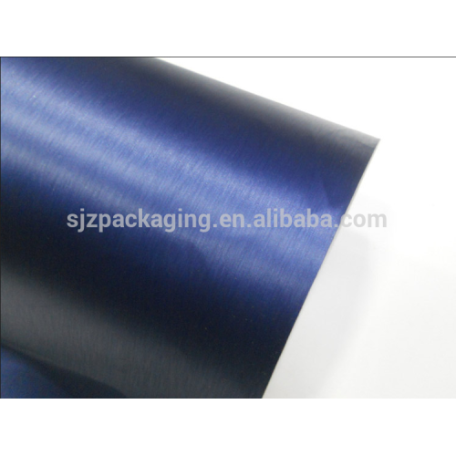 Opaque\transparent brush metalized film